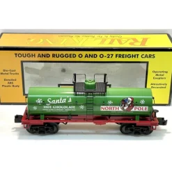 MTH 30-73321 Santa's Hot Chocolate Smoking Tank Car - Model Train Junction: Quality Parts and Art Supplies