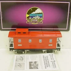 MTH 10-1098 Standard Gauge No. 500 Tinplate Red Caboose #517 with Nickel Trim - Model Train Junction: Quality Parts and Art Supplies