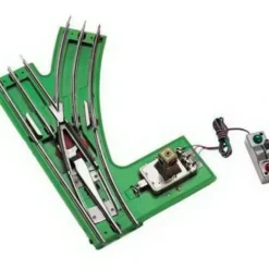 MTH 11-99074 Standard Gauge Tinplate Green 72 Inch Remote RH Switch - Model Train Junction: Quality Parts and Art Supplies