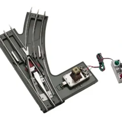 MTH 11-99076 Standard Gauge Tinplate Black 72 Inch Remote RH Switch - Model Train Junction: Quality Parts and Art Supplies