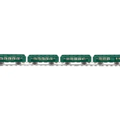 MTH 10-5089 Std. Gauge Cadet Blue Ives 240 Passenger Car Set (Set of 4) - Model Train Junction: Quality Parts and Art Supplies