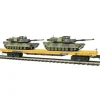 MTH 20-98603 TTX 60' Flat Car with 2M1A Abrams Tanks - Model Train Junction: Quality Parts and Art Supplies
