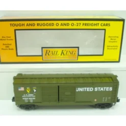 MTH 30-74512 U S Army 40' Army Double Door Boxcar - Model Train Junction: Quality Parts and Art Supplies
