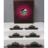 MTH 20-90551 Union Pacific 41' Wood Flat Cars w/ Sherman Tank Load (Set of 6) - Model Train Junction: Quality Parts and Art Supplies