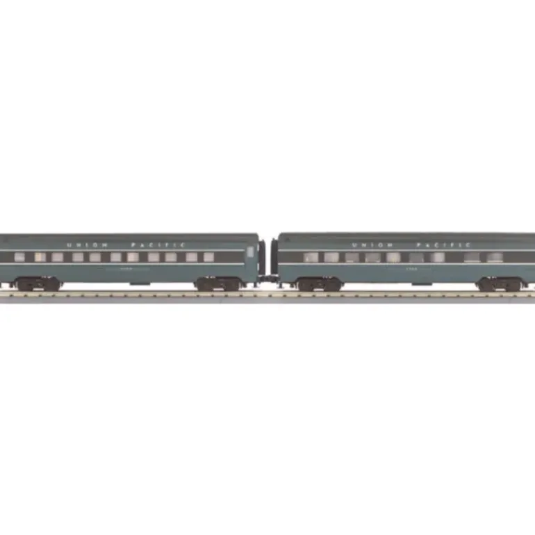 MTH 30-67471 Union Pacific 2-Car 60 Streamlined ABS Sleeper/Diner V2 - Model Train Junction: Quality Parts and Art Supplies