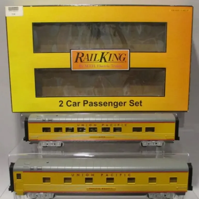 MTH 30-67489 Union Pacific 2-Car 60' Streamlined ABS Sleeper/Diner - Model Train Junction: Quality Parts and Art Supplies