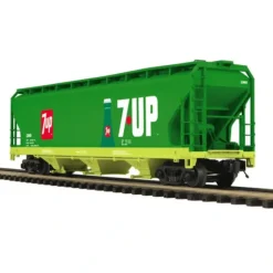 MTH 20-97713 7UP 3-Bay Centerflow Hopper - Model Train Junction: Quality Parts and Art Supplies