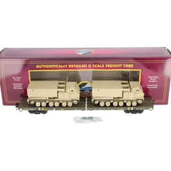 MTH 20-95470 U.S. Army Premier 60' Flat Car w/2 M270 Rocket Launchers #40234 MT/Box - Model Train Junction: Quality Parts and Art Supplies