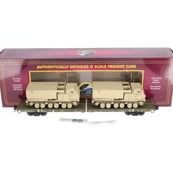 MTH 20-95470 U.S. Army Premier 60' Flat Car w/2 M270 Rocket Launchers #40230 MT/Box - Model Train Junction: Quality Parts and Art Supplies