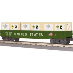 MTH 30-72014 U.S.Army Gondola w/Crates - Model Train Junction: Quality Parts and Art Supplies