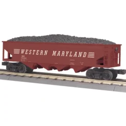 MTH 30-75309 Western Maryland 4-Bay Hopper Car - Model Train Junction: Quality Parts and Art Supplies