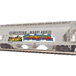 MTH 20-97700 WM 3-Bay Centerflow Hopper w/Grafitti - Model Train Junction: Quality Parts and Art Supplies