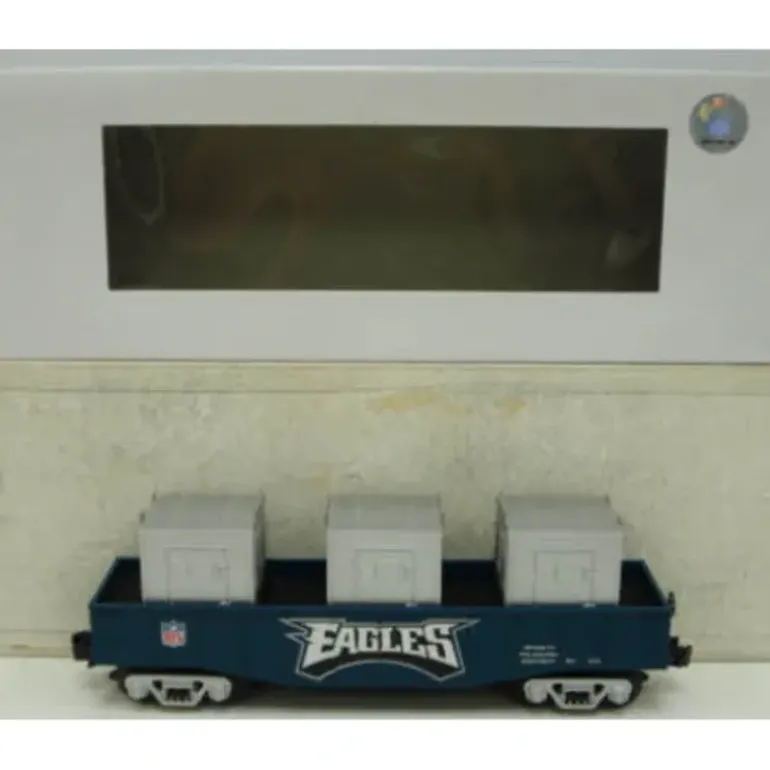 MTH 30-4129A NFL Philadelphia Eagles Gondola - Model Train Junction: Quality Parts and Art Supplies