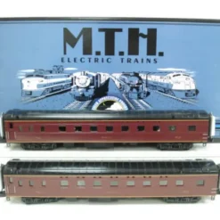 MTH 20-80007H O NS 70' Streamlined Slpr/Slpr Smooth Sided 2-Car Passenger Set - Model Train Junction: Quality Parts and Art Supplies