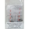 NJ International 1160 HO Highway Crossing Gate Signal w/ Red & White Arm - Model Train Junction: Quality Parts and Art Supplies