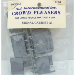 NJ International 6186 HO Signal Cabinet (Pack of 2) - Model Train Junction: Quality Parts and Art Supplies