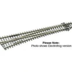 Peco SL-E89 HO/OO Code 100 12 60" Lrge Radius Left Hand Switch Turnout - Model Train Junction: Quality Parts and Art Supplies