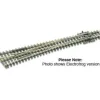 Peco SL-E389 N Code 80 8 36" Radius Left Hand Switch Turnout - Model Train Junction: Quality Parts and Art Supplies