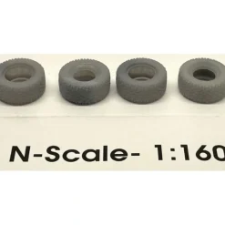Phoenix Precision Models 30631 N Earthmover Tires Flatcar Load (Pack of 4) - Model Train Junction: Quality Parts and Art Supplies
