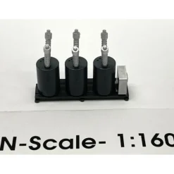 Phoenix Precision Models 30580 N Transformer Load with Insulators #1 - Model Train Junction: Quality Parts and Art Supplies