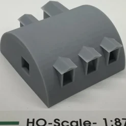 Phoenix Precision Models 31810 HO Quonset Hut Office with Glass - Model Train Junction: Quality Parts and Art Supplies