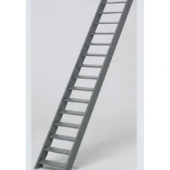 Plastruct 90450 1:16 2-15/32" x 1/2" x 13/16" ABS 3'-0" Stair - Model Train Junction: Quality Parts and Art Supplies