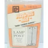 Plastruct 1012 HO 1-1/2" x 5/16" x 7-1/4" Twin Lamp Post Kit (Pack of 2) - Model Train Junction: Quality Parts and Art Supplies