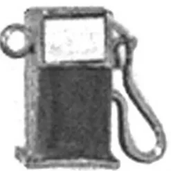 Plastruct 94871 O 1-1/8" x 31/32" Gas Pump - Model Train Junction: Quality Parts and Art Supplies