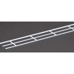 Plastruct 90683 O 1-1/2" x 24" x 29/32" Styrene Plastic Hand Rail - Model Train Junction: Quality Parts and Art Supplies