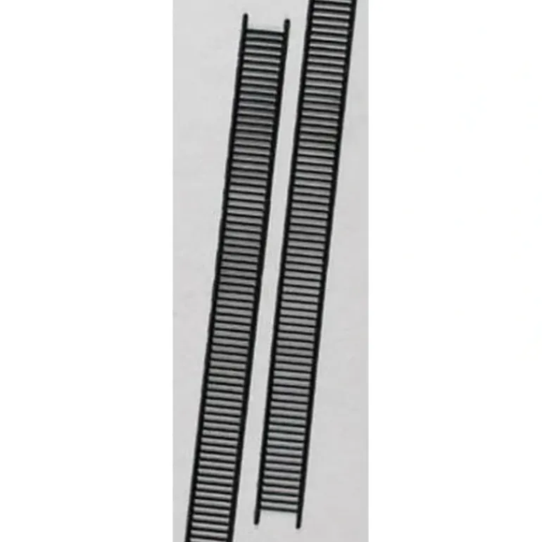 Plastruct 90494 3/32" x 6-7/8" x 19/32" Vertical Railing (Pack of 2) - Model Train Junction: Quality Parts and Art Supplies