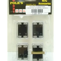Polk's Hobby 50101 O Gauge Stationary Rollers (Pack of 4) - Model Train Junction: Quality Parts and Art Supplies