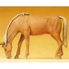 Preiser 47023 G Brown Animals Horse Grazing Figure - Model Train Junction: Quality Parts and Art Supplies