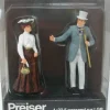 Preiser 45057 G Couple Standing Figures (Set of 2) - Model Train Junction: Quality Parts and Art Supplies