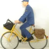 Preiser 45069 G Postman on Bicycle Figure - Model Train Junction: Quality Parts and Art Supplies