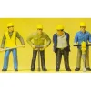Preiser 63065 G Track Worker Figures (Set of 4) - Model Train Junction: Quality Parts and Art Supplies