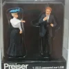 Preiser 45051 G Woman Gentleman Hand Kiss Figures (Set of 2) - Model Train Junction: Quality Parts and Art Supplies
