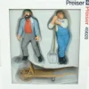 Preiser 45020 G Workers Figures with Fork & Wheel Barrow (Set of 2) - Model Train Junction: Quality Parts and Art Supplies