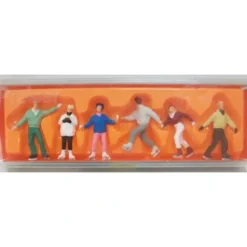 Preiser 10315 HO Ice Skaters Figures (Set of 6) - Model Train Junction: Quality Parts and Art Supplies