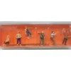 Preiser 10077 HO Men Fishing Figures (Set of 6) - Model Train Junction: Quality Parts and Art Supplies