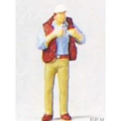 Preiser 28032 HO Standing Trucker Figure - Model Train Junction: Quality Parts and Art Supplies