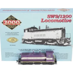 Proto 2000 8732 HO Atlantic Coast Line SW9/1200 Diesel Locomotive EX/Box - Model Train Junction: Quality Parts and Art Supplies