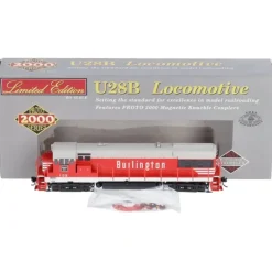 Proto 2000 31075 HO Scale CB&Q U28B Powered Diesel Locomotive #109 LN/Box - Model Train Junction: Quality Parts and Art Supplies