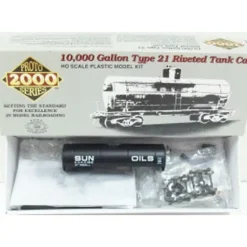 Proto 2000 23163 HO SUNX 10,000 Gallon Type 21 Tank Car Kit #1818 - Model Train Junction: Quality Parts and Art Supplies