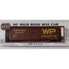 Proto 1000 23947 HO Western Pacific Cushion Protection 50''High Roof Boxcar #406 - Model Train Junction: Quality Parts and Art Supplies