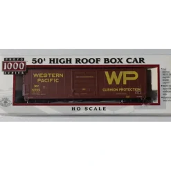 Proto 1000 23947 HO Western Pacific Cushion Protection 50''High Roof Boxcar #406 - Model Train Junction: Quality Parts and Art Supplies