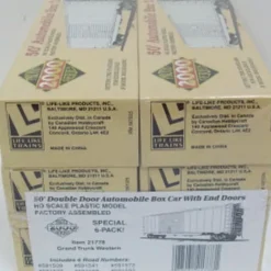 Proto 2000 21778 Life Like GTW Boxcar 6-Pack - Model Train Junction: Quality Parts and Art Supplies