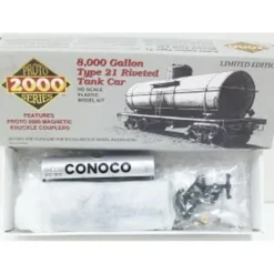 Proto 2000 21754 Life Like HO Scale Conoco Tank Car Kit - Model Train Junction: Quality Parts and Art Supplies
