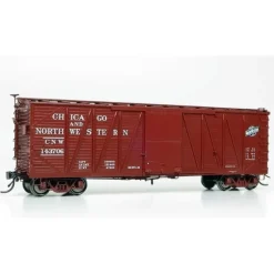 Rapido, HO Scale, 1420005A, USRA Single-Sheathed Box Car, C&&NW, #144124 - Model Train Junction: Quality Parts and Art Supplies