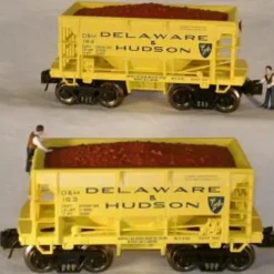 RMT 96756 Delaware & Hudson O Gauge Ore Cars (Pack of 2) - Model Train Junction: Quality Parts and Art Supplies