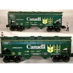 RMT 96355 O 2-Bay Cvd. Hopper CP/2pk - Model Train Junction: Quality Parts and Art Supplies
